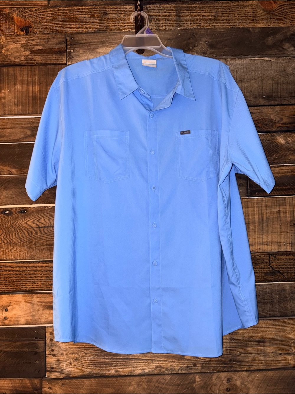 Columbia Men's Short Sleeve Fishing Shirt